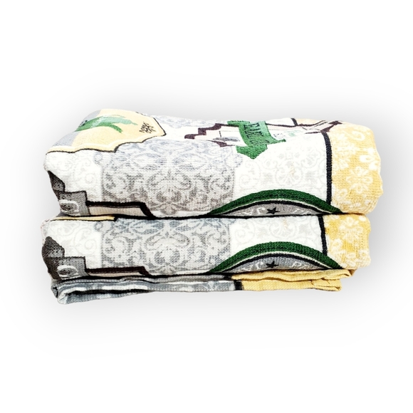 🆕️ Kitchen Teapot Tea Towels Modern Flare with a Vintage Look set of 2 - Picture 5 of 14